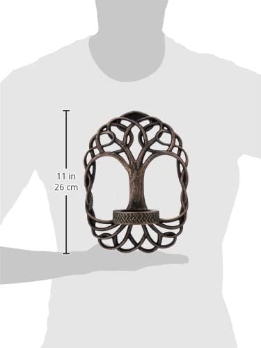 Nemesis Now D2415G6 Kerzenhalter Baum des Lebens 23cm Bronze