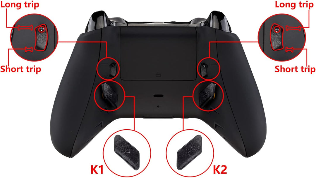eXtremeRate Lofty Programmierbares Remap&Trigger Stop Kit für Xbox One S/X Controller,Remap-Board/Up