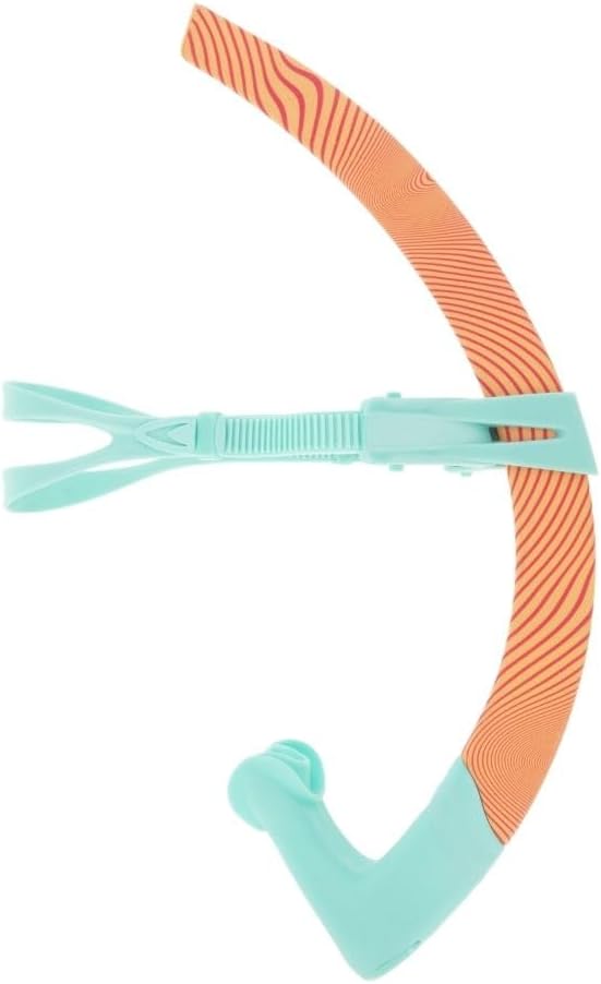 Aquasphere Focus Snorkel - Trainingsschnorchel mit Verstellbarer Kopfstütze, Wasserableitung, Siliko