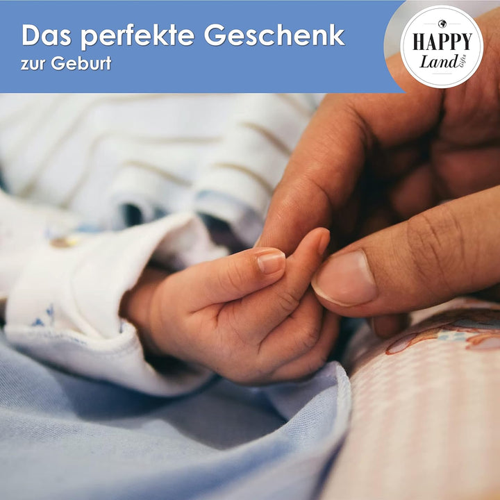 happylandgifts® Echte Sternschnuppe zur Geburt | Echter Meteorit | Hochwertige Urkunde mit Wunschnam