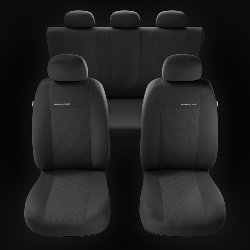 Mossa - Universal Sitzbezüge Auto kompatibel mit VW Volkswagen Tiguan I, II, III (2007- ) - Autositz