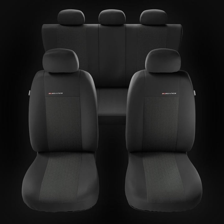 Mossa - Universal Sitzbezüge Auto kompatibel mit VW Volkswagen Tiguan I, II, III (2007- ) - Autositz