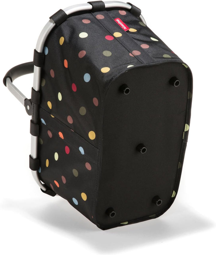 reisenthel Carrybag dots - Stabiler Einkaufskorb mit viel Stauraum und praktischer Innentasche – Ele
