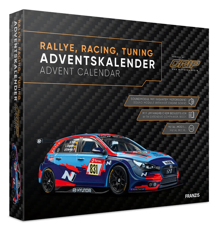 FRANZIS 67192 - Adventskalender Rallye, Racing, Tuning (GRIP) - Modell 1:43