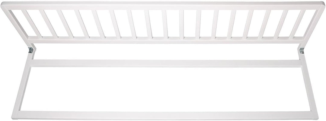 Safetots Extra Breiter Holzbettschutz, Weiss, 38cm hoch x 140cm breit, Bettgitter, Sicheres Kinderbe