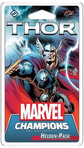 Fantasy Flight Games, Marvel Champions: LCG – Thor, Helden-Erweiterung, Expertenspiel, Kartenspiel,