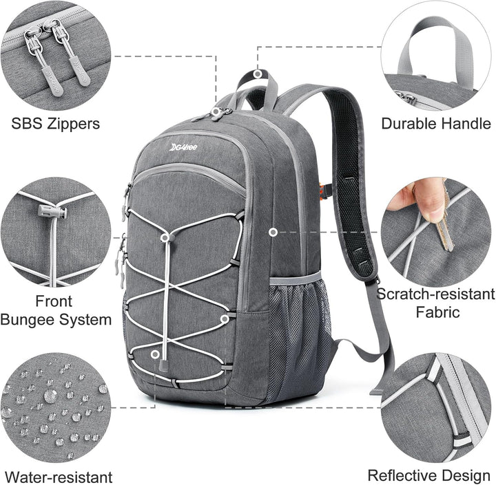 G4Free Kleiner Rucksack 12L/20L Unisex Tagesrucksack Leichter Reiserucksack Wanderrucksack Trekkingr