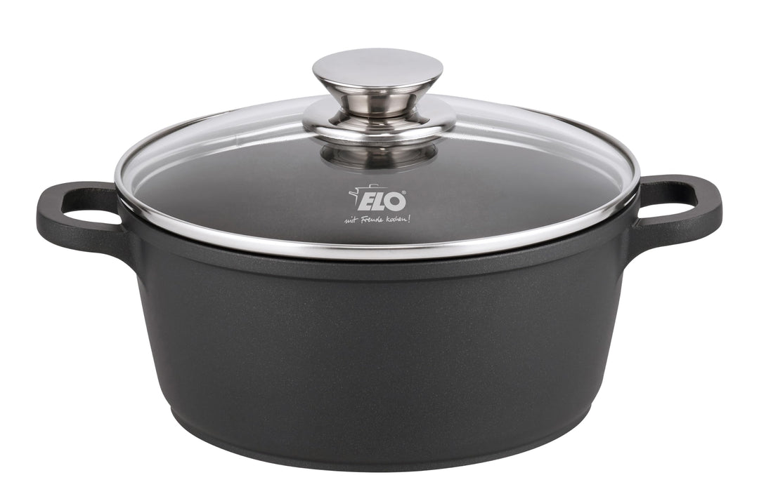 ELO Kochtopf ALUCAST D 20 cm grau Topf Universaltopf Suppentopf Bratentopf