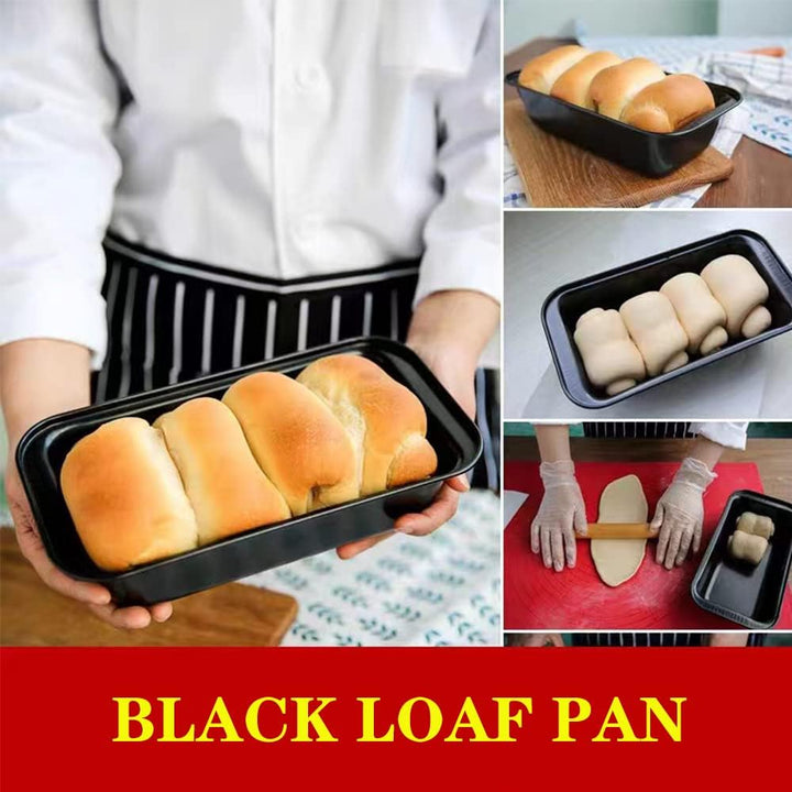 EGEN Bread Pan Loaf Tin for Baking, Non-Stick Carbon Steel Baking Bread Toast Mold Loaf Baking Pan S