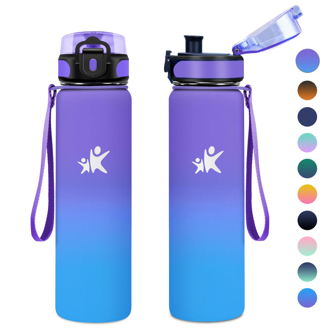 KollyKolla Trinkflasche 500ml, Thermosflasche, Isolierflasche BPA-Frei, Doppelwandisolierung, Kalt&W