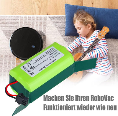 KUNLUN 14.4V 2800mAh Akku für Eufy RoboVac G10 G20 G30 G35 G40 Hybrid, für RoboVac 11 11S 11S MAX 12