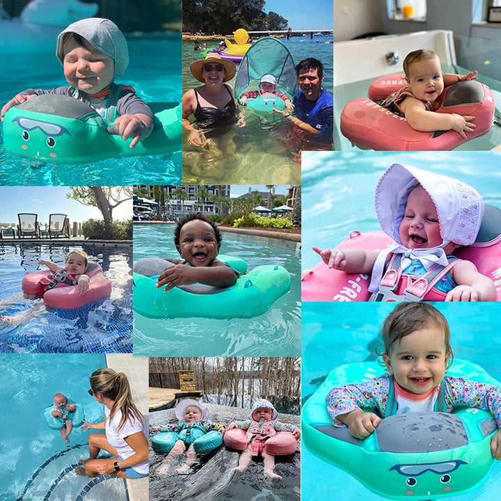 Babys-Schwimmbecken | Nicht Aufblasbarer Babys-Schwimmkörper Mit Abnehmbares Überdachung UPF 50+ | K