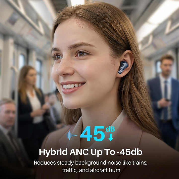 TOZO NC3 Kopfhörer Kabellos Bluetooth 5.3, Bluetooth Kopfhörer, In Ear Kopfhörer mit Hybrid Active N