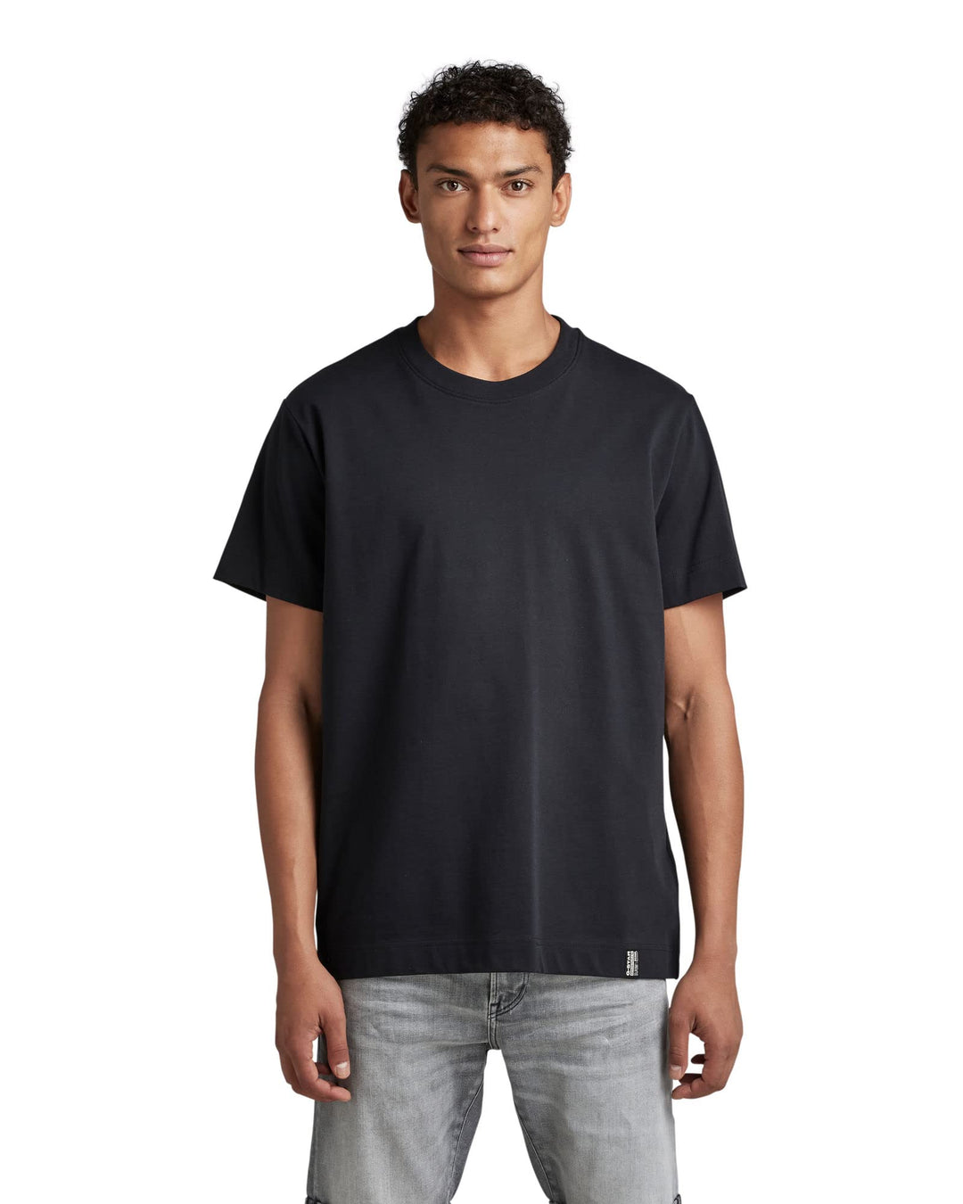 G-STAR RAW Herren Essential Loose T-Shirt XS Schwarz (Dk Black D22769-d347-6484), XS Schwarz (Dk Bla