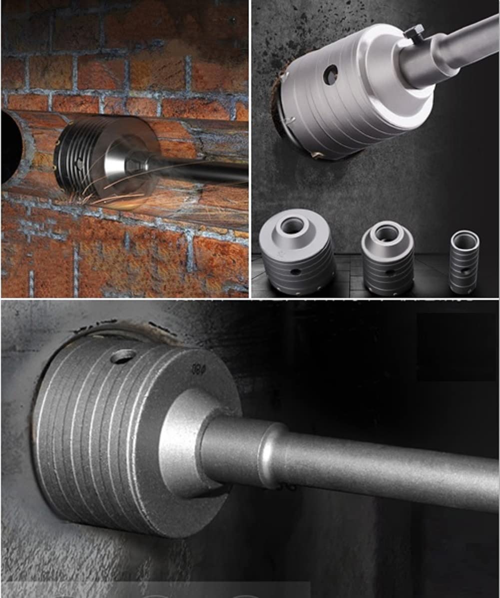 SYDARSYN 105mm Betonlochsäge Beton Bohrkrone Hartmetall Kernbohrer für Backsteinbetonwänden (Verbind