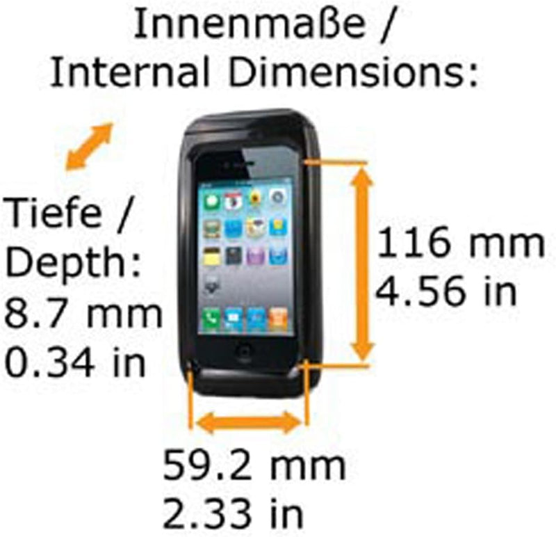 Aquapac Hardcase Wasserdicht Aryca iPhone 4, schwarz, Xcite-4S schwarz