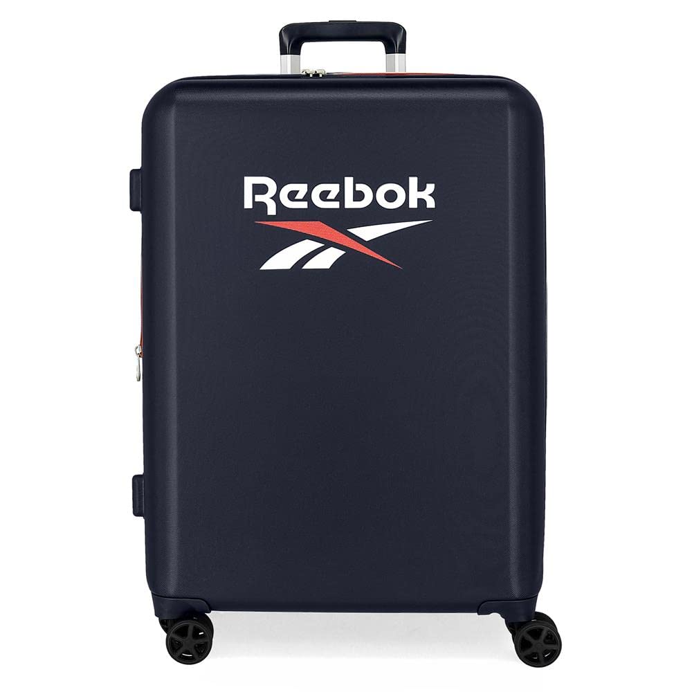 Reebok Roxbury Medium Koffer Blau 48x70x26 cm Starres ABS Integrierter TSA-Verschluss 81L 2,5 kg 4 D