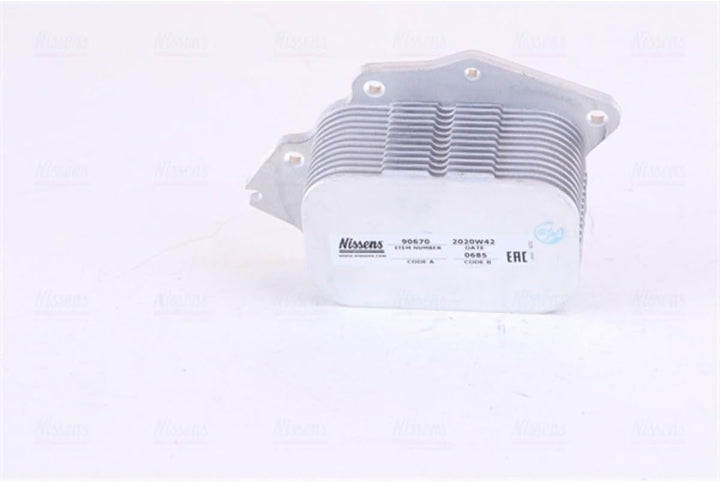 Nissens 90670 Ölkühler, Motoröl