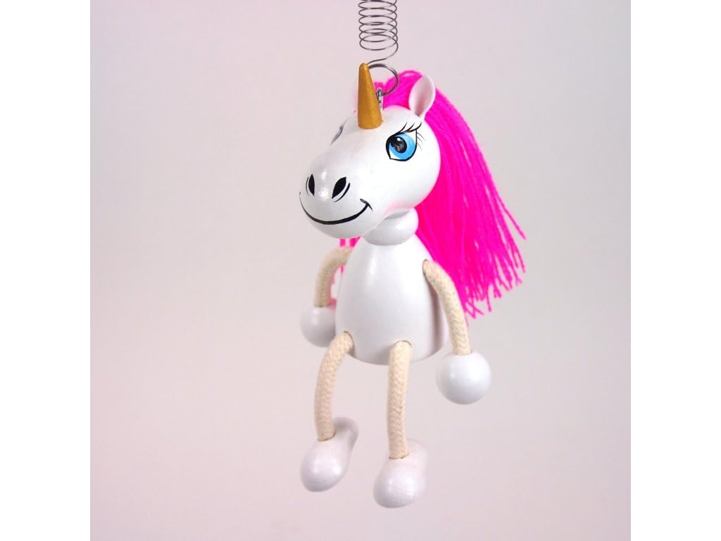 Schwingfigur Einhorn – Handgefertigte Dekoration aus Holz