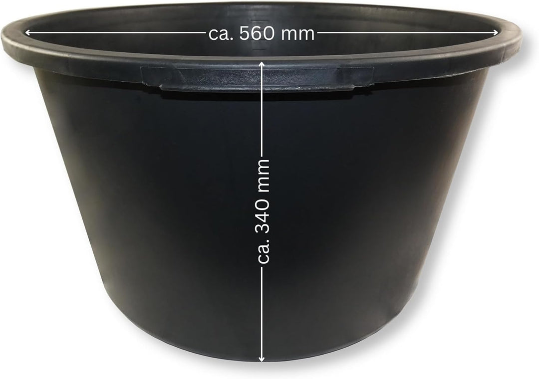 5X Mörtelkübel DEWEPRO® - Mörteleimer - Mörtelwanne - Baueimer - Mörtelkasten für Garten und Baustel