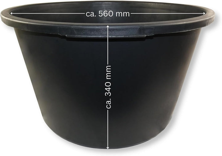 5X Mörtelkübel DEWEPRO® - Mörteleimer - Mörtelwanne - Baueimer - Mörtelkasten für Garten und Baustel