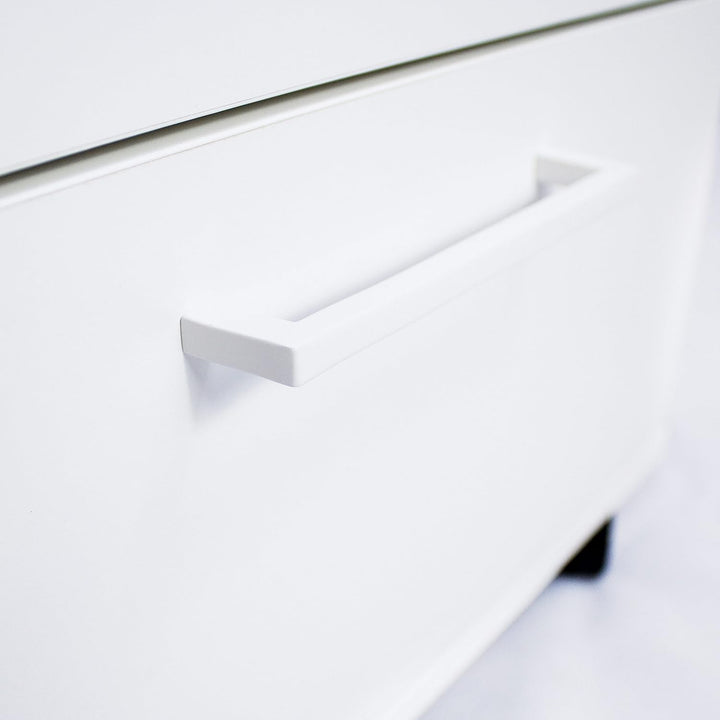Optima Standcontainer in Weiss Rollschrank Büro Container Schubladen-Schrank