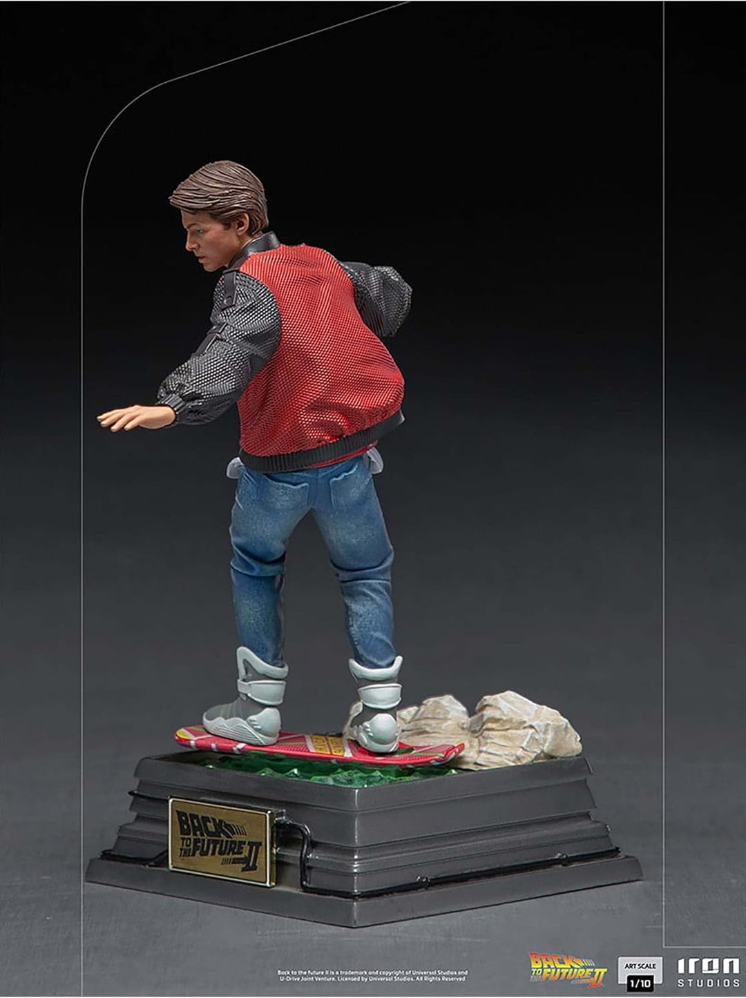 Iron Studios Back to The Future Marty McFly Hoverboard 1/10 Scale Statue Standard 1:10, 1:10