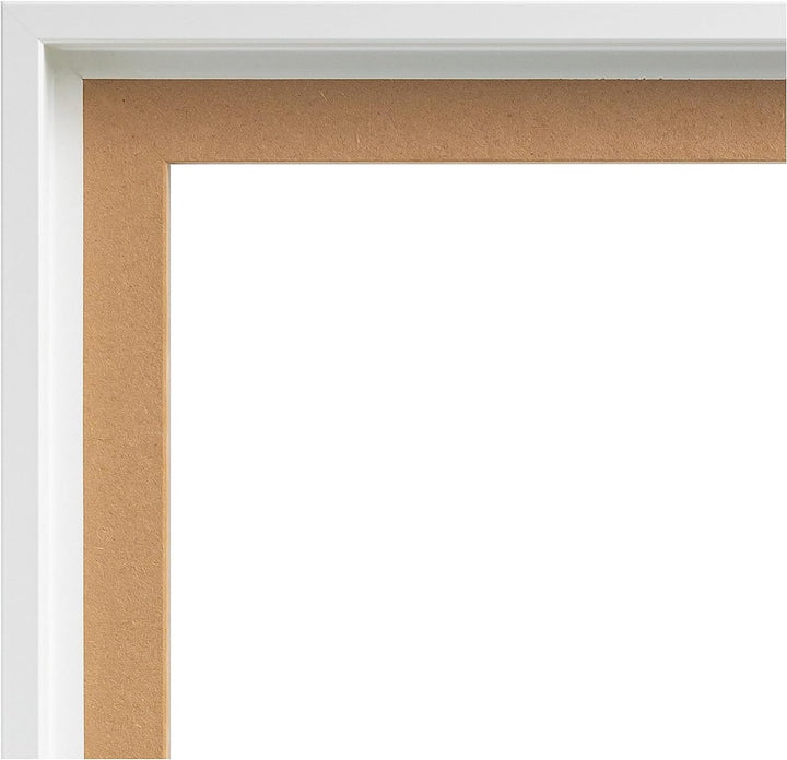 Stallmann Design Schattenfugenrahmen für Keilrahmen | 40x40 cm | weiss | MDF Rahmen für Leinwände mi