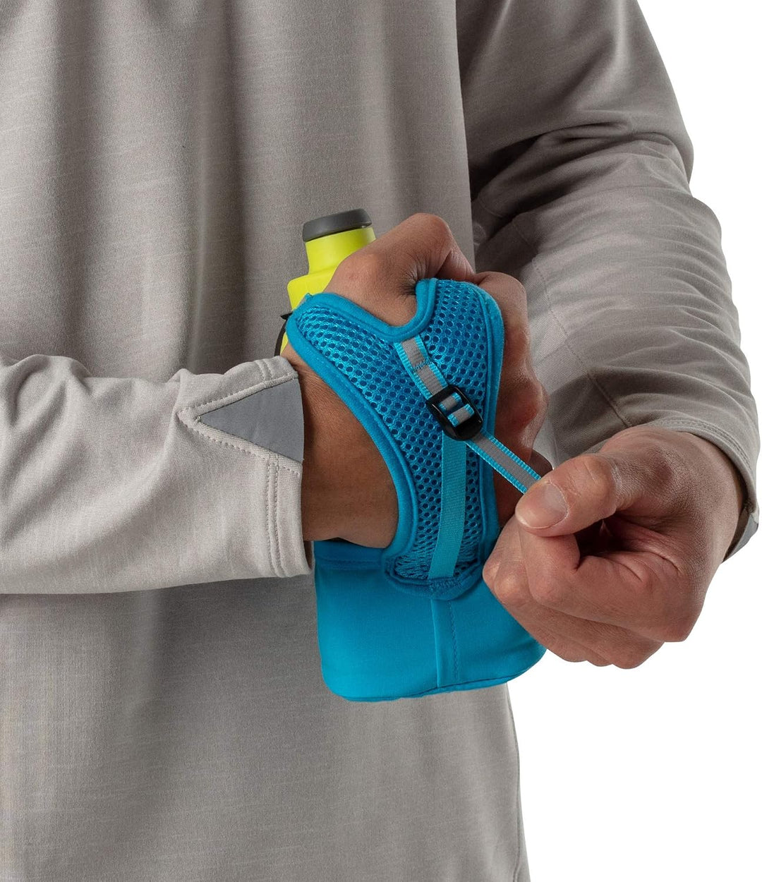 Nathan Running Handheld Quick Squeeze. No-Grip Adjustable Hand Strap. 12oz / 18oz / Insulated. Refle