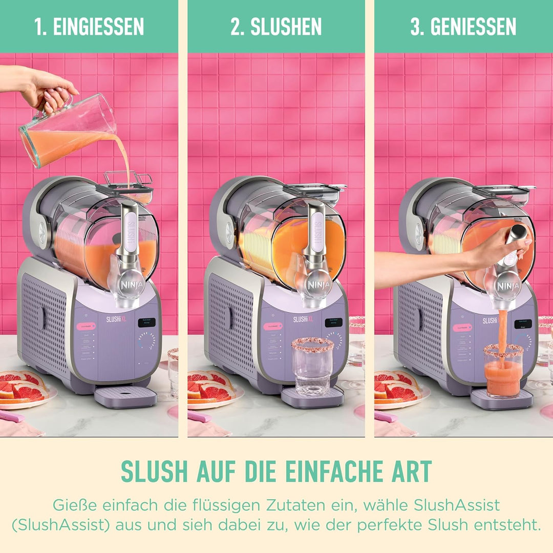 Ninja SLUSHi XL Slush-Eismaschine mit SlushAssist-Technologie, grosses Fassungsvermögen von 3,7 l (m