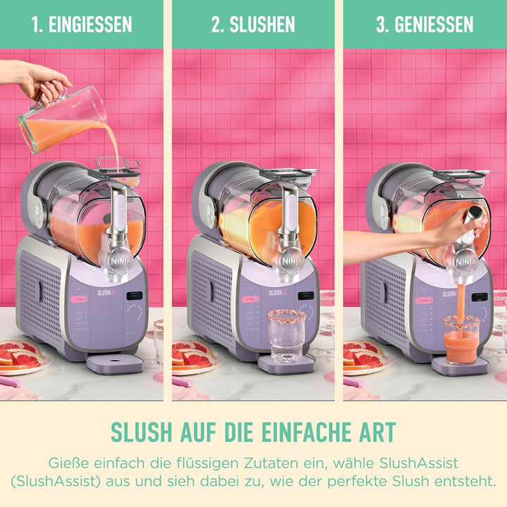 Ninja SLUSHi XL Slush-Eismaschine mit SlushAssist-Technologie, grosses Fassungsvermögen von 3,7 l (m