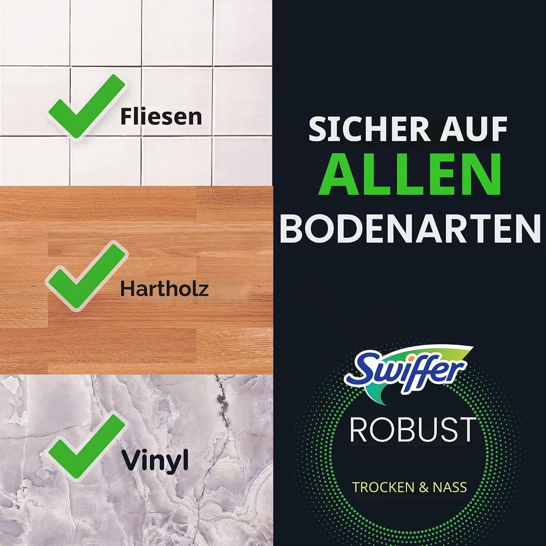 Swiffer PG-7631 Sweeper 2-in-1-Starter-Kit für Bodenreiniger mit Mopp und Besen