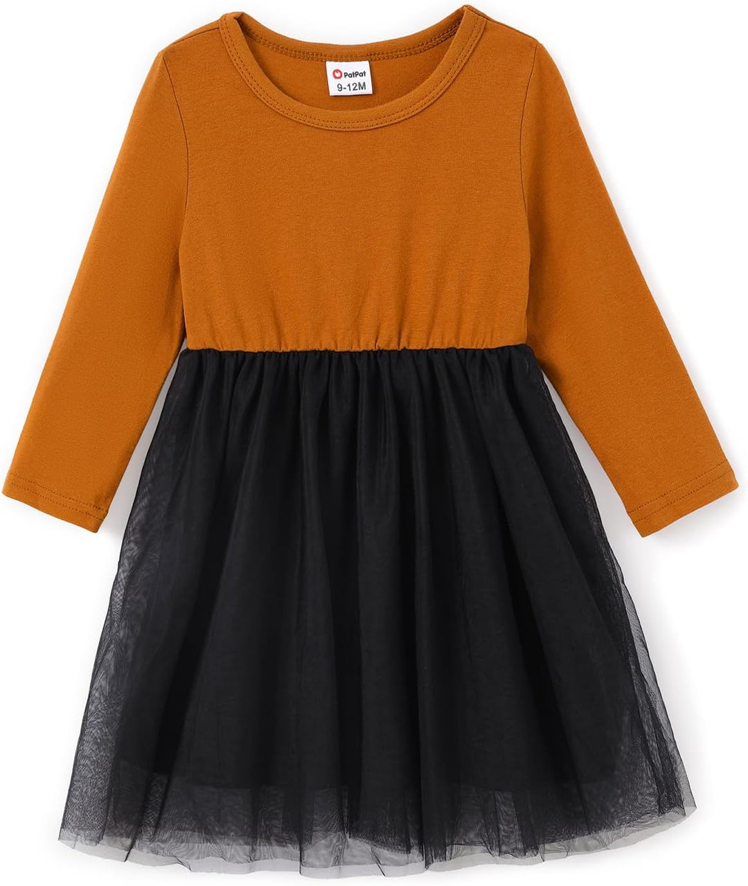 PATPAT Familien Outfit Set Langarm - Partnerlook Mutter Tochter Kleid Langarm T-Shirt & Mutter Kind