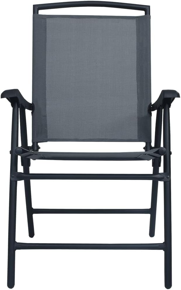vidaXL 2X Gartenstuhl Klappbar Klappstuhl Campingstuhl Hochlehner Stuhl Stühle Essstuhl Terrassenstu