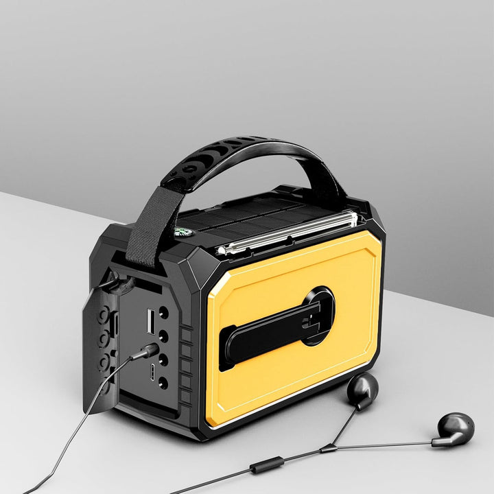 16000mAh/59200mWh Kurbelradio,Tragbares Notfallradio mit Kurbel,AM/FM Solar Radio mit Handyladefunkt