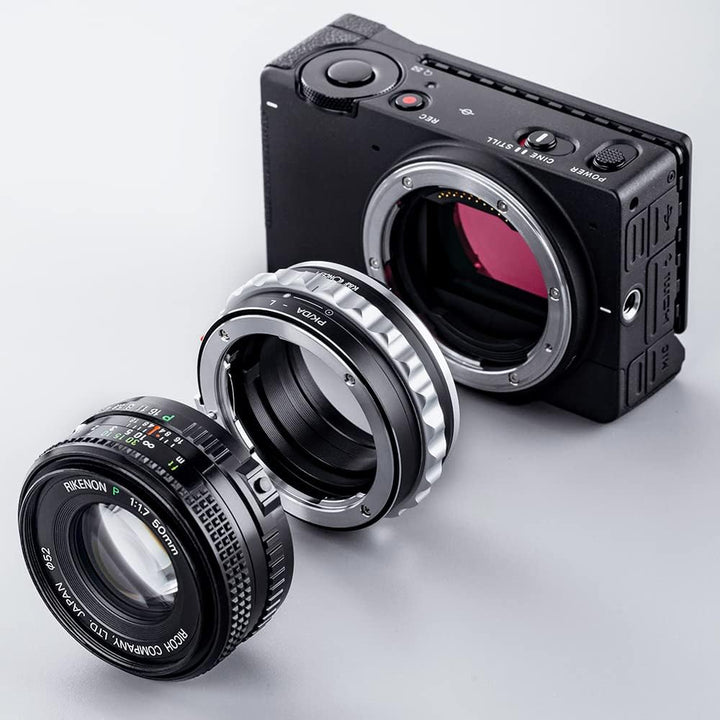 K&amp;F Concept Objektivhalterungsadapter PK/DA-L Manueller Fokus, kompatibel mit Pentax K(PK/DA)-Objekt