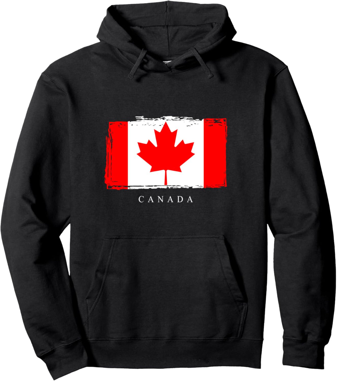 Canada Kanada Ahorn Montreal Vancouver Ahornblatt Land Pullover Hoodie