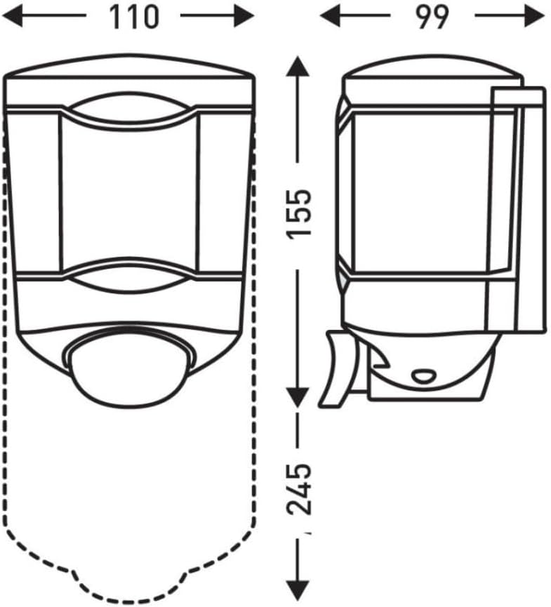 JVD - Distributeurs de savon et de lotion - Distributeur 1L Savon ou Gel Hydroalcoolique - Réservoir
