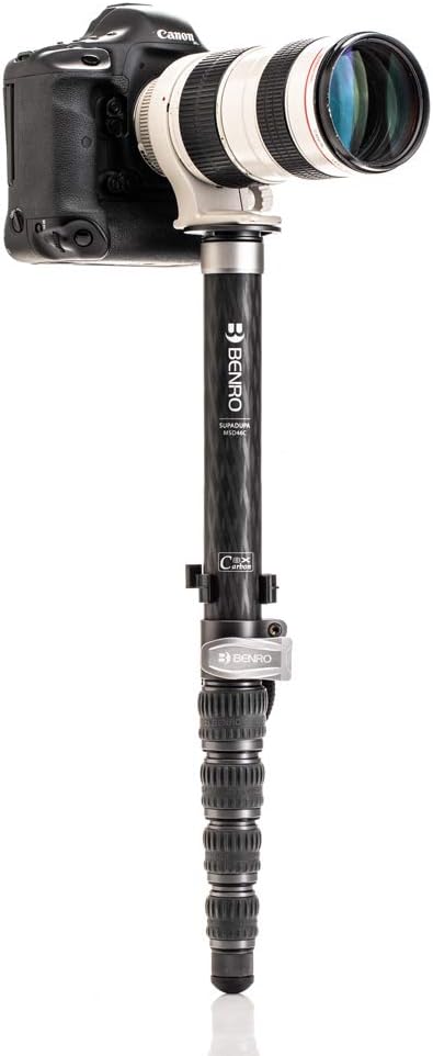 Benro MSD46C SupaDupa Monopod SUPADUPA Einbeinstativ mit schwenkbarem Beinboden, SUPADUPA Einbeinsta