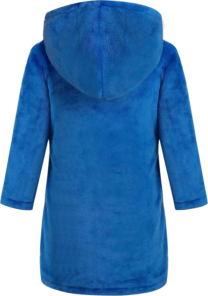 Bademantel Kinder mit Kapuze für Jungen Mädchen Bademäntel Morgenmantel kuschelig warmen und weichen