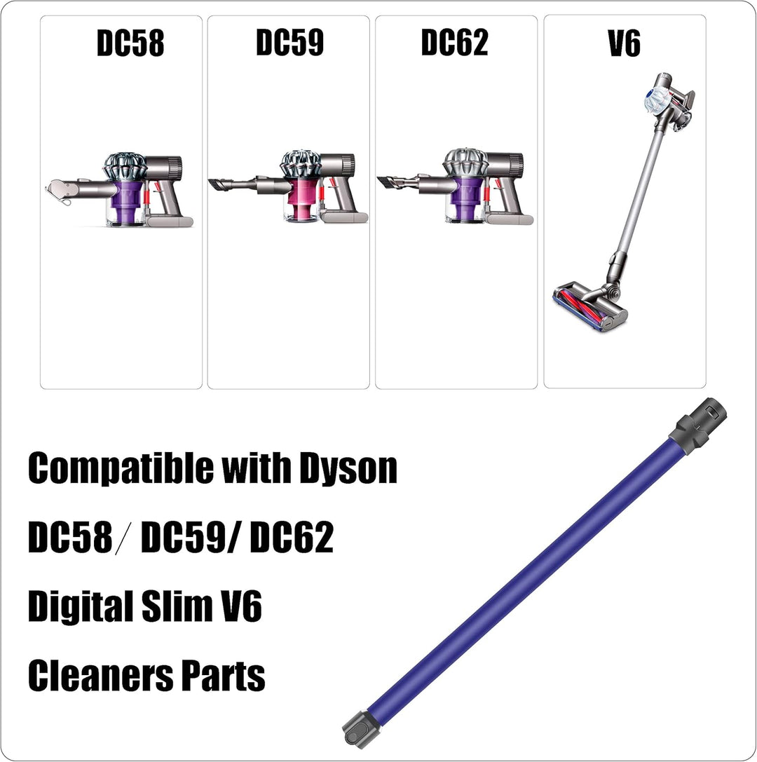 Italdos Teleskop-Schlauch, Verlängerung für Dyson V6 Animal, 73 cm, Schnellentriegelungsschlauch - B
