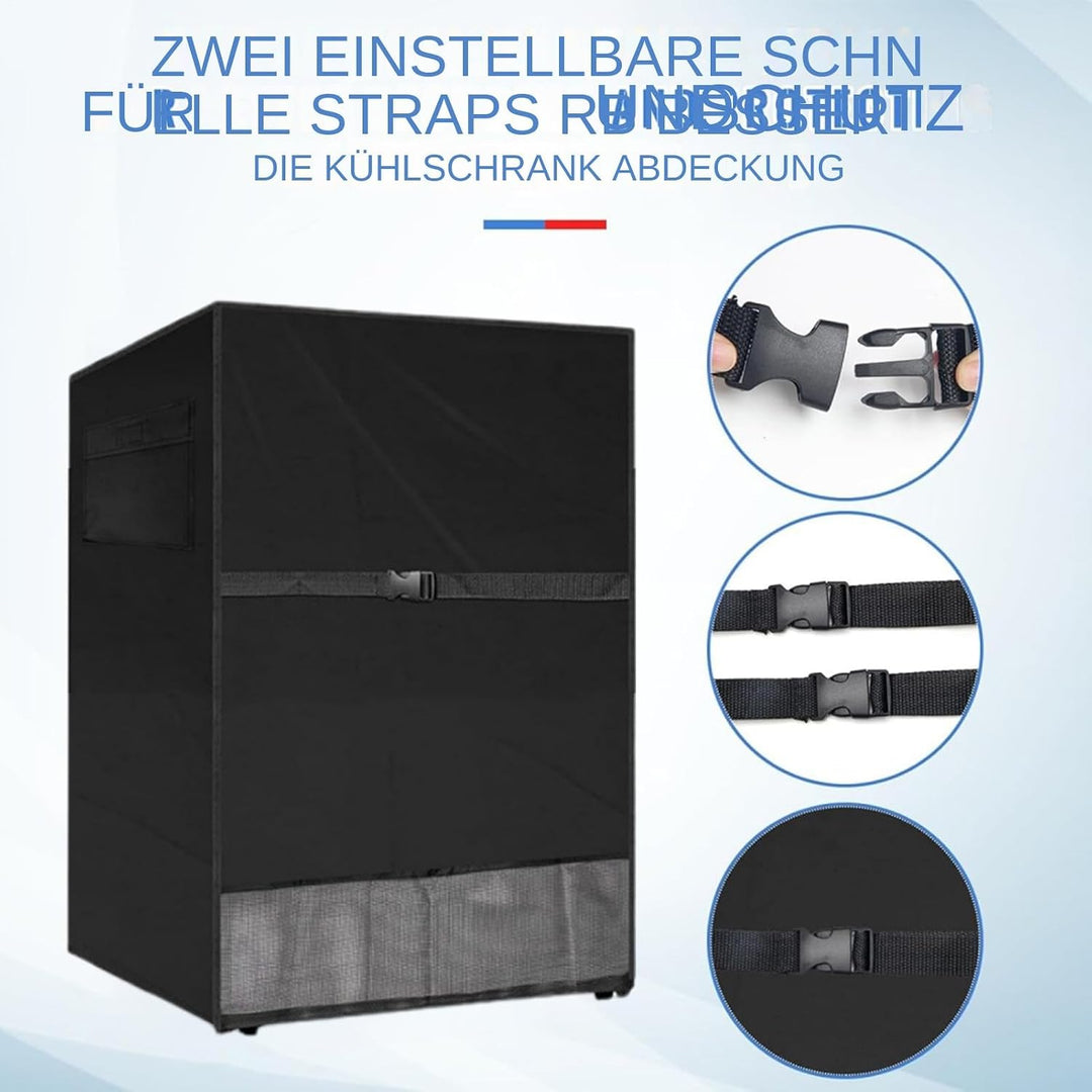Upright Kühlschrank Abdeckung für Aussen, 210D Wasserdichter 100% Schutz, Outdoor Gefrierschrank Abd