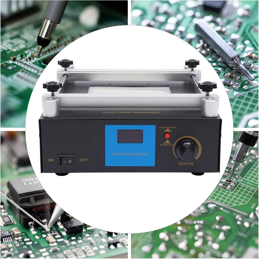 853A Preheating Station Platinen VorwäRmen LöTstation PCD Preheater BGA SMD Infrarot Rework Elektron