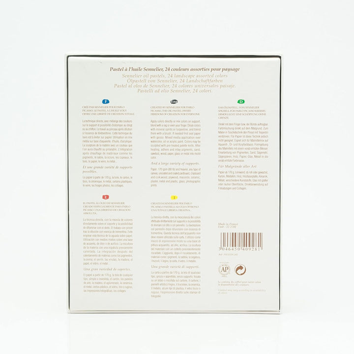 SENNELIER Ölpastell-Set, 24 Stück, Querformat 1 stück (1er Pack) Landschaft, 1 stück (1er Pack) Land