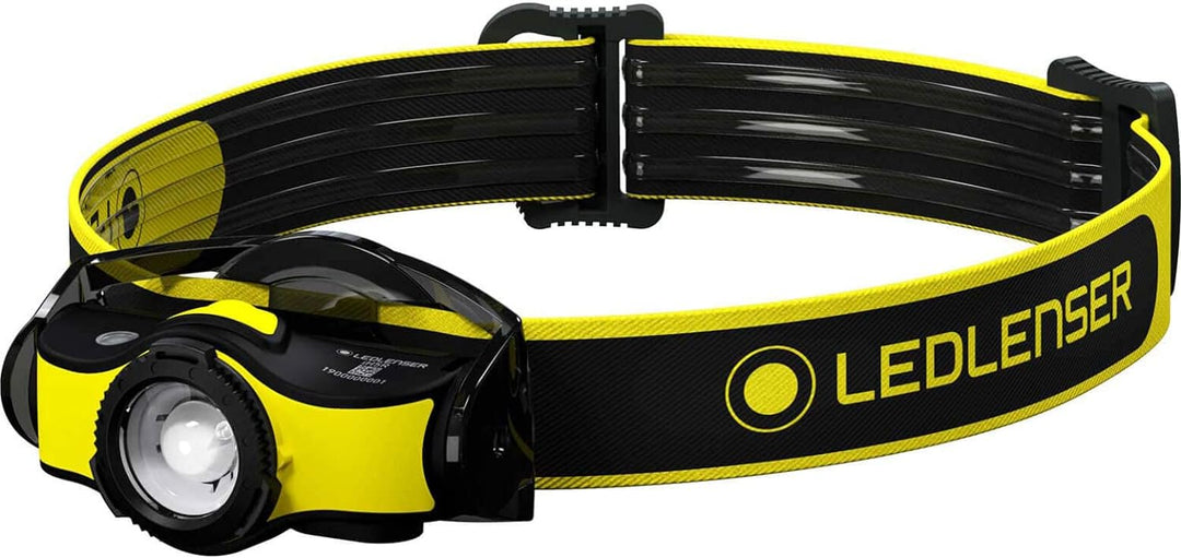 Ledlenser iH5R, leichte Arbeits-, Stirn- und Helmlampe, Metallclip zum Anbringen am Körper, inkl. Ak