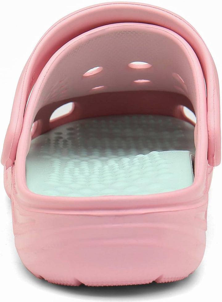 Unisex Clogs Pantoletten Sommer Hausschuhe Strand Sandalen Gartenschuhe mit Fussbett aus Weichem 36/