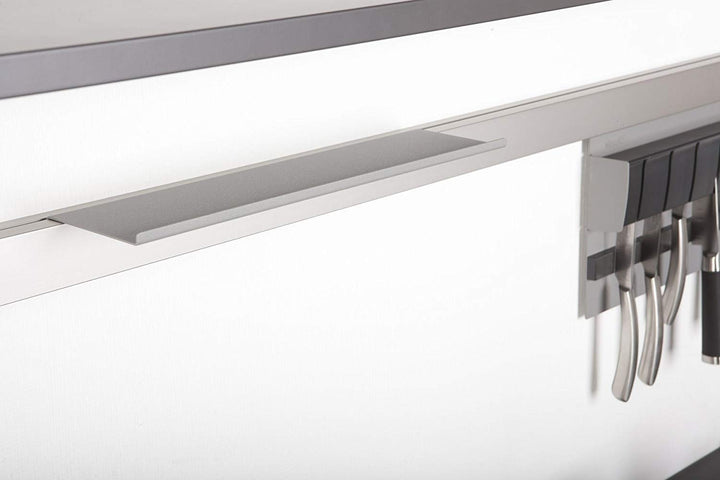 SO-TECH® Linero MosaiQ Obere Ablage 'M' 350x107x8 mm Titan grau Obere Ablage 'M' 350 Titangrau, Ober