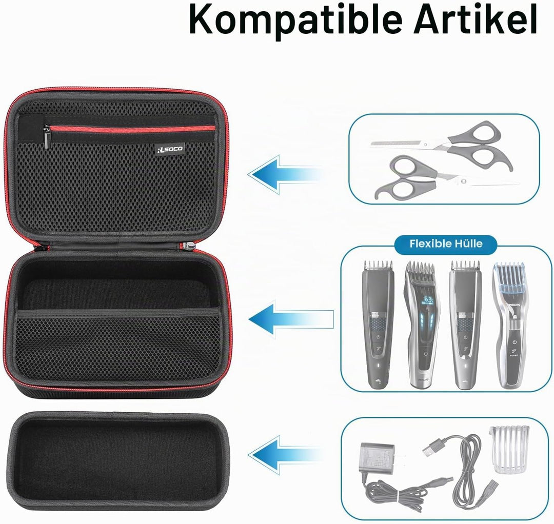 RLSOCO Tasche für Philips Hair Clipper Series 5000 &7000&9000 Haarschneider Modell HC5650/15,HC5630/