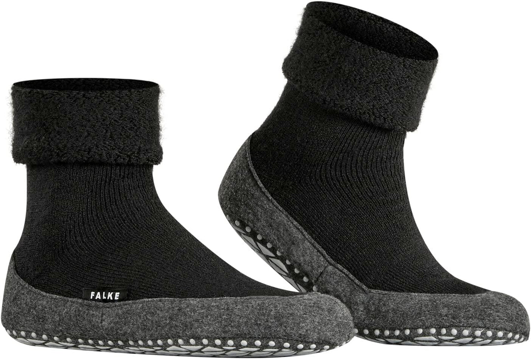 FALKE Herren Cosyshoe Stoppersocken rutschhemmende Noppen auf der Filzsohle komfortabel warm mit Plü