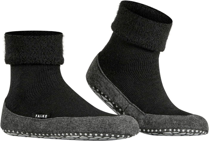 FALKE Herren Cosyshoe Stoppersocken rutschhemmende Noppen auf der Filzsohle komfortabel warm mit Plü